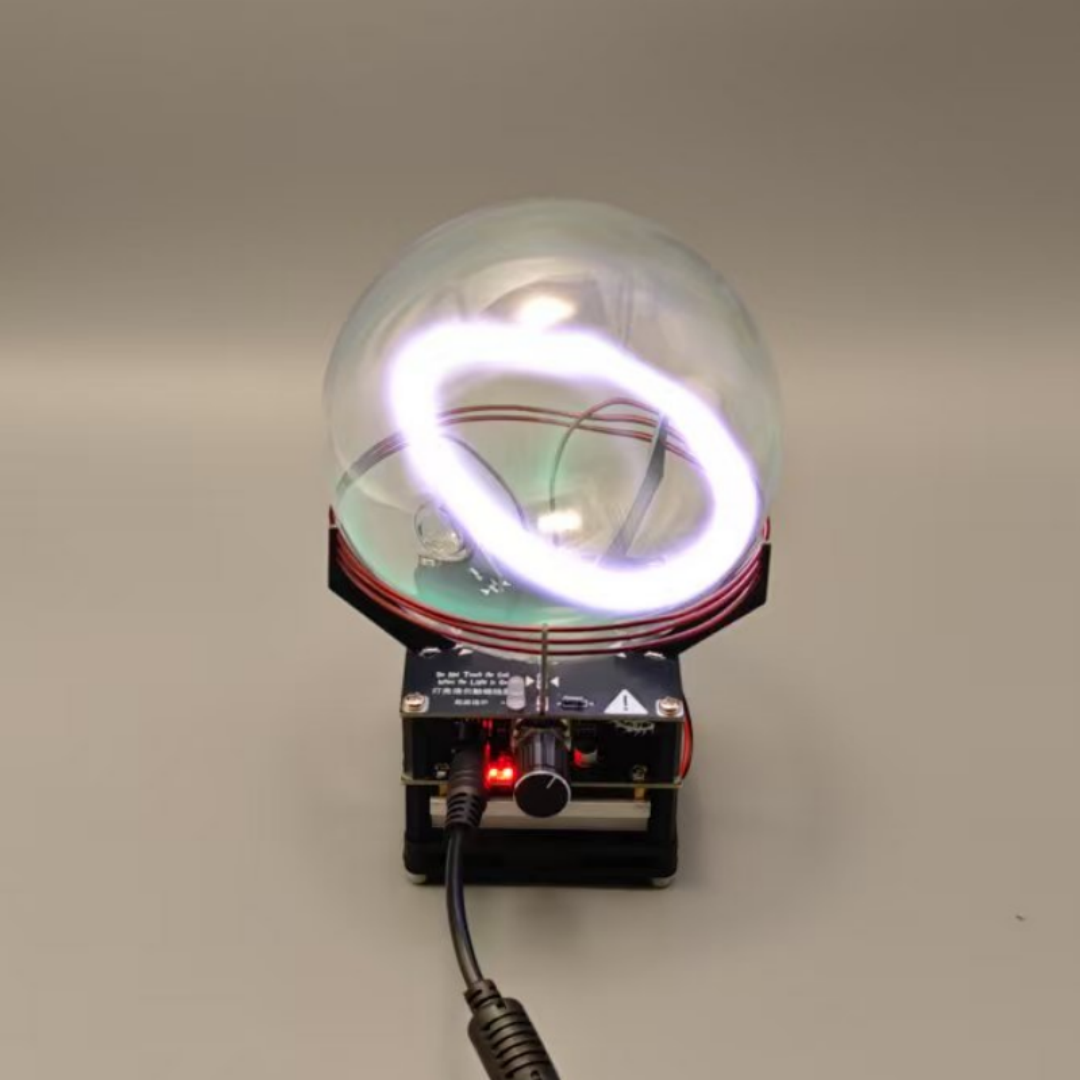 13 cm (5 in) Plasma Toroid - Xenon Plasma Ring Sphere with Driver Base