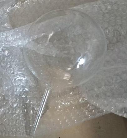 4 × 13 cm borosilicate glass spheres