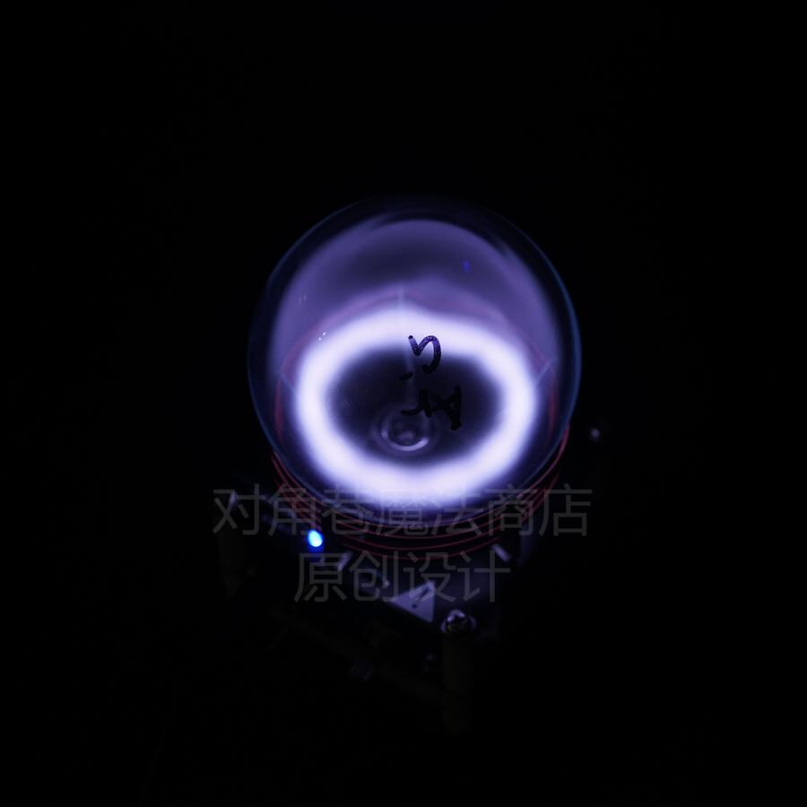 Noble Gas Glass Ball Helium/Neon/Argon/Krypton/Xenon 9cm diameter