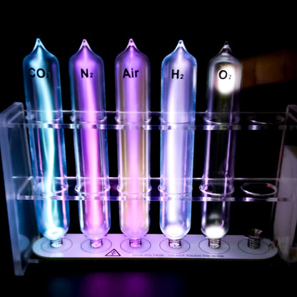 Noble Gas Glowing Tubes Element Collection Tube Helium Neon Argon Krypton Xenon Pure Gas
