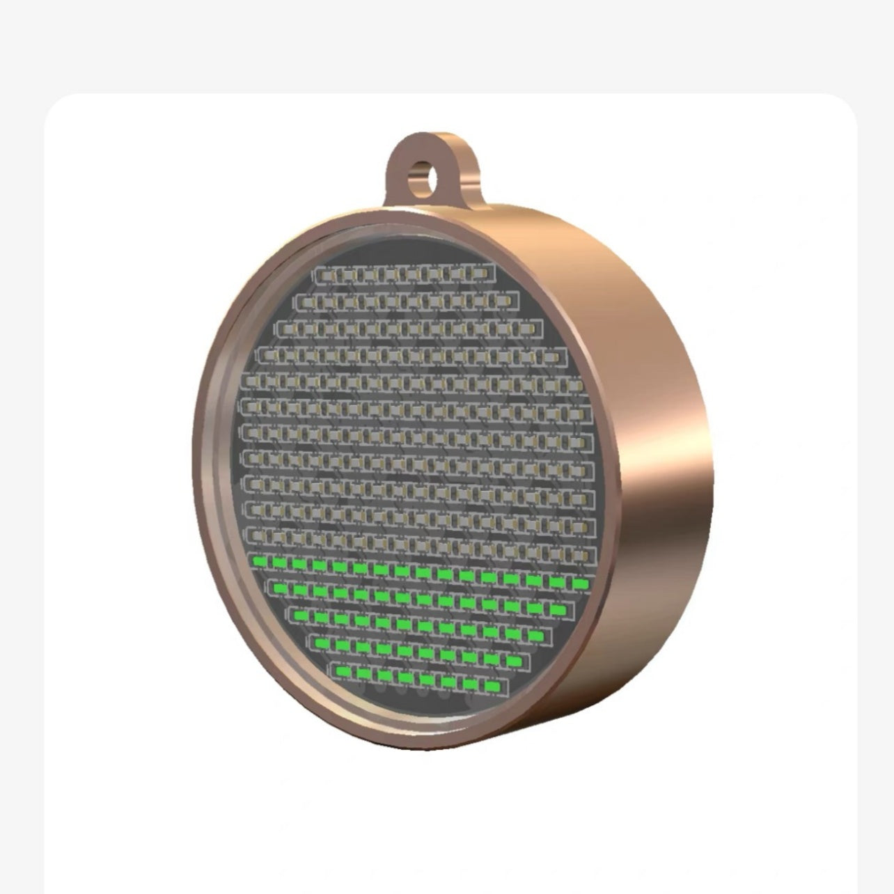 Fluid Simulation Pendant-Wearable Gravity-Reactive LED Effect