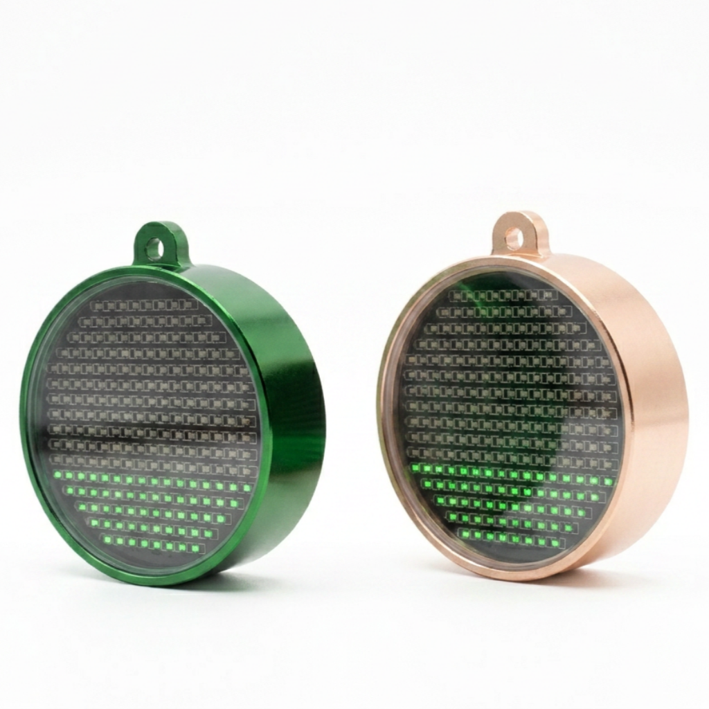 Fluid Simulation Pendant-Wearable Gravity-Reactive LED Effect