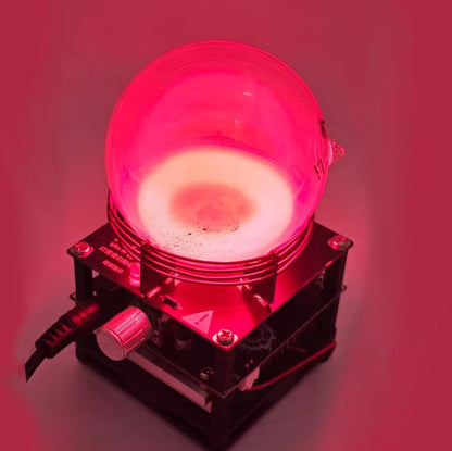 9cm xenon glass sphere with added metal salts