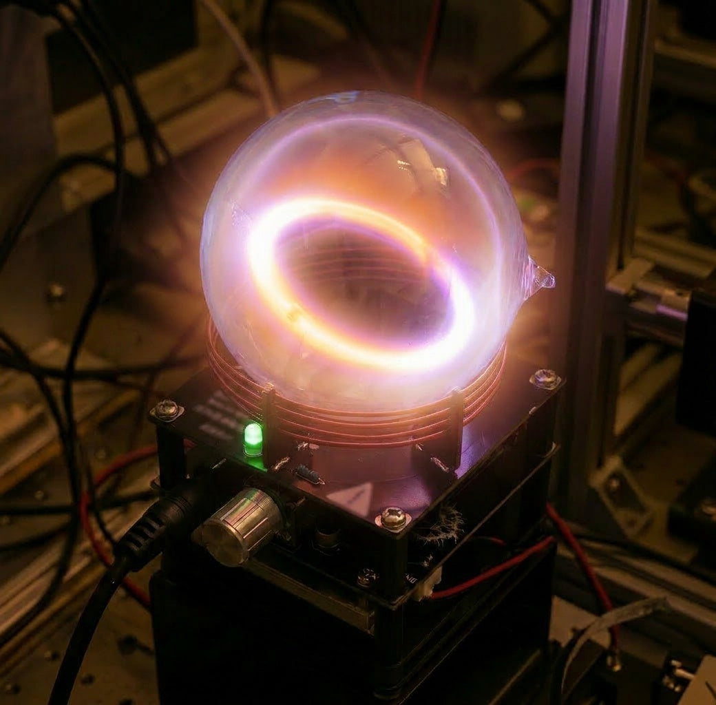 Metal-Salt Enhanced Xenon Plasma Ring Sphere