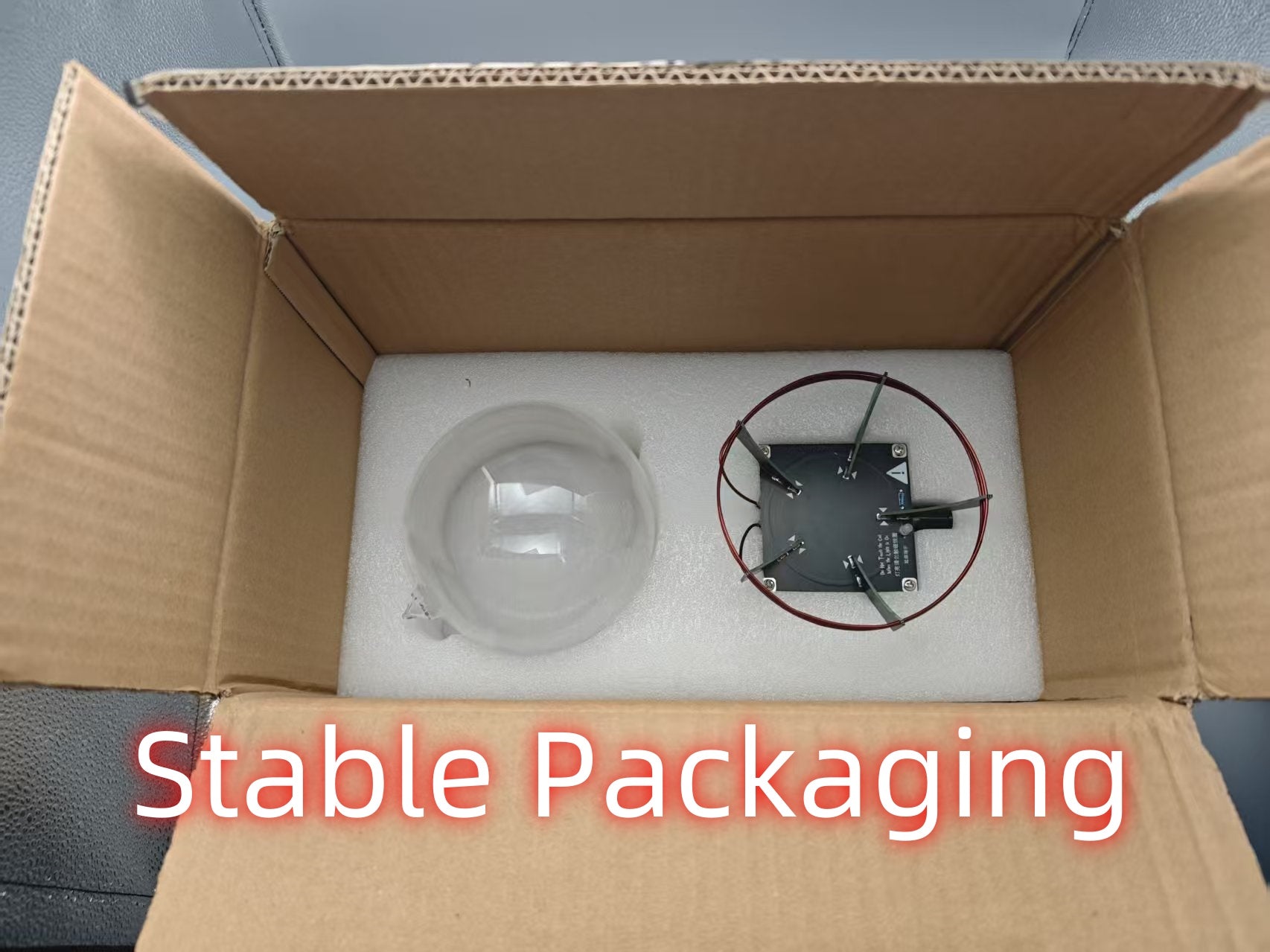 13 cm (5 in) Plasma Toroid - Xenon Plasma Ring Sphere with Driver Base