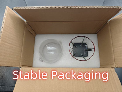 13cm large xenon plasma toroid with driver
